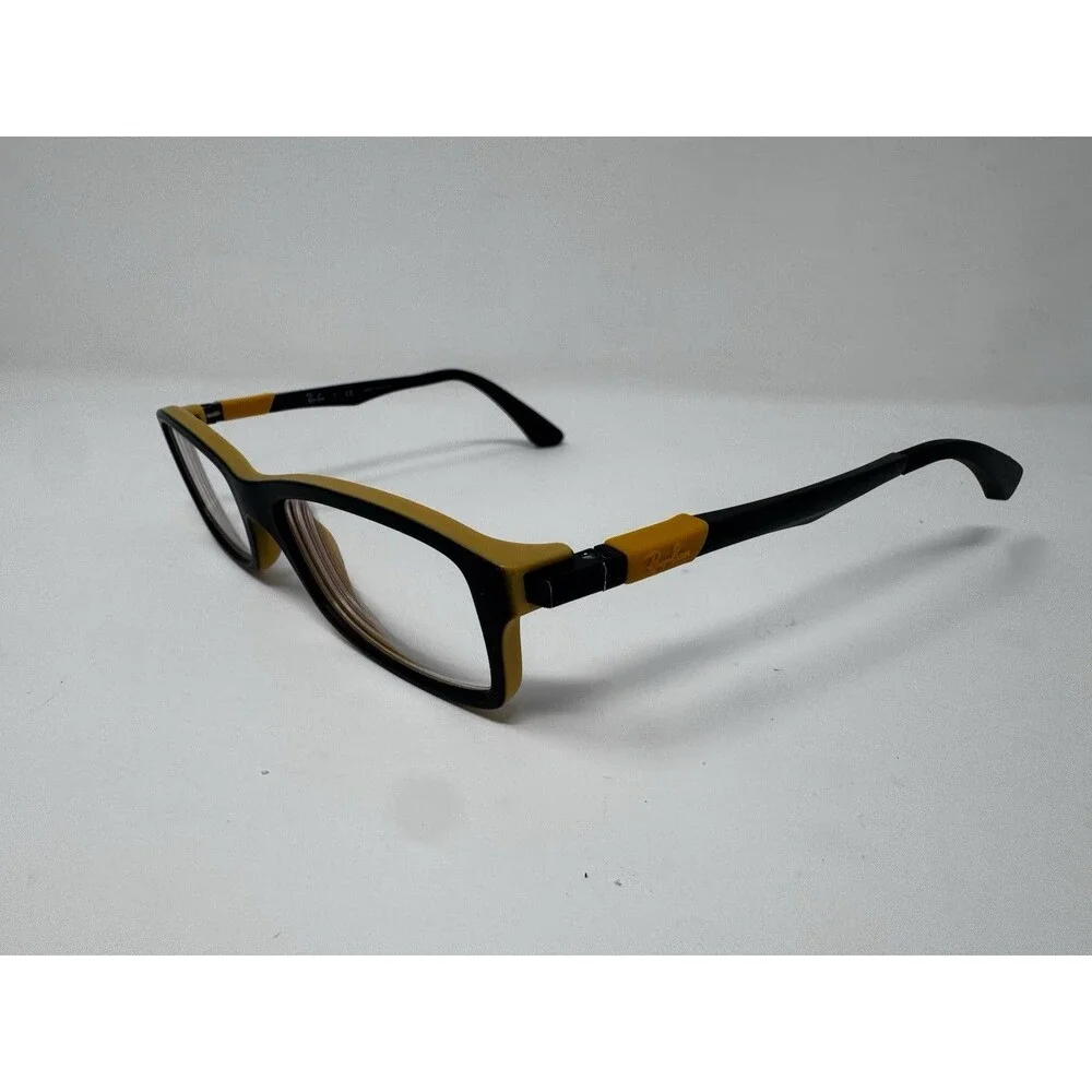 Ray-Ban RB1546 3435 Junior Black/Dark Yellow Eyeglass Frames 46-16-125 Authentic